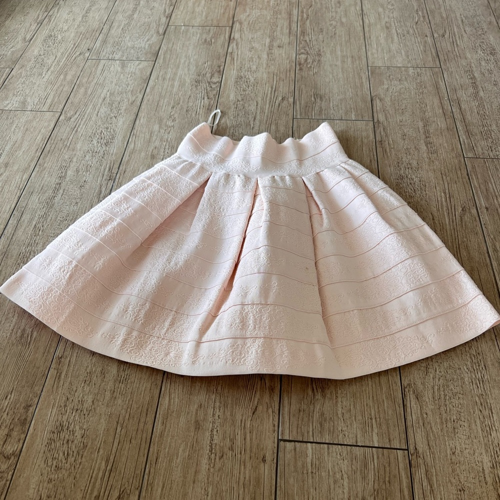 Elegant Pink Women's bubble Skirt small